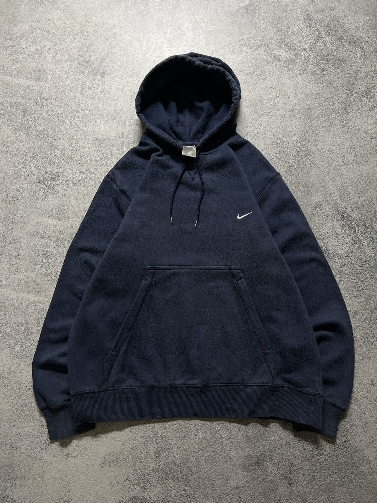 Nike × Vintage Vintage Y2k Nike 💙 Mini Swoosh Hoodie 00’s Size US L / EU 52-54 / 3 - 2 Thumbnail