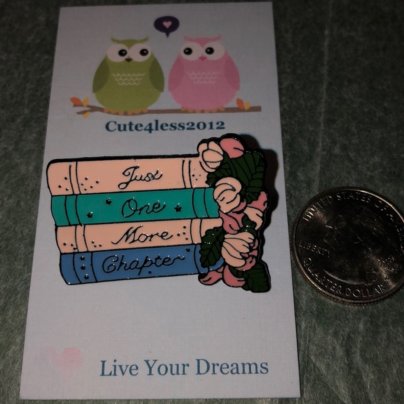 Other Just One More Chapter Book Pin Brooch Size ONE SIZE - 1 Thumbnail