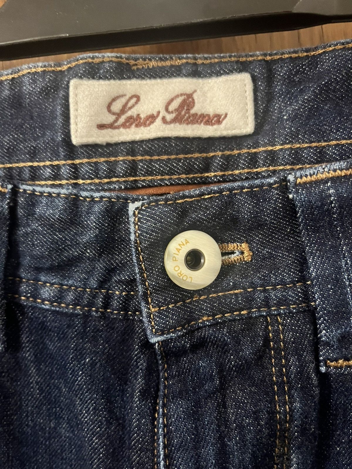 Loro Piana Loro Piana navy jeans w30 Size US 30 / EU 46 - 2 Thumbnail