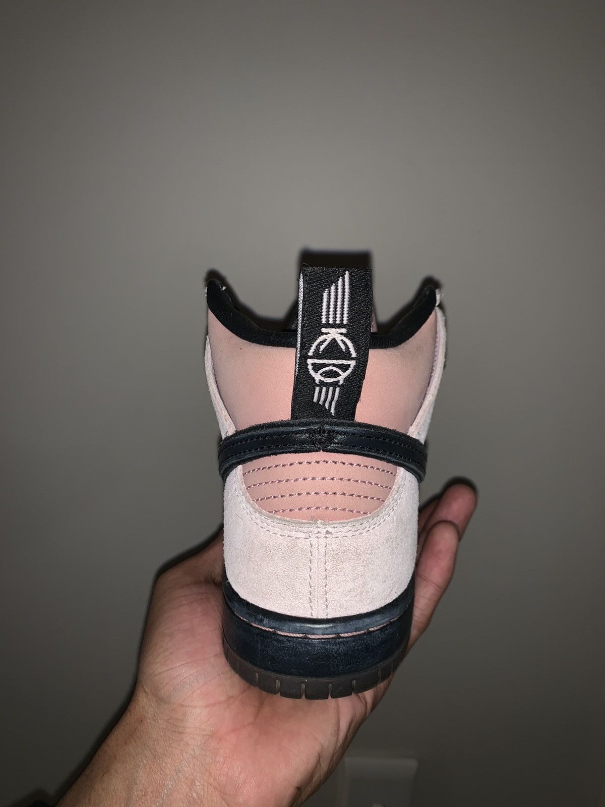 Nike KCDC Brooklyn Skateshop Nike SB Dunk High Pink Black (Men's) Size US 6 / IT 36 - 9 Thumbnail