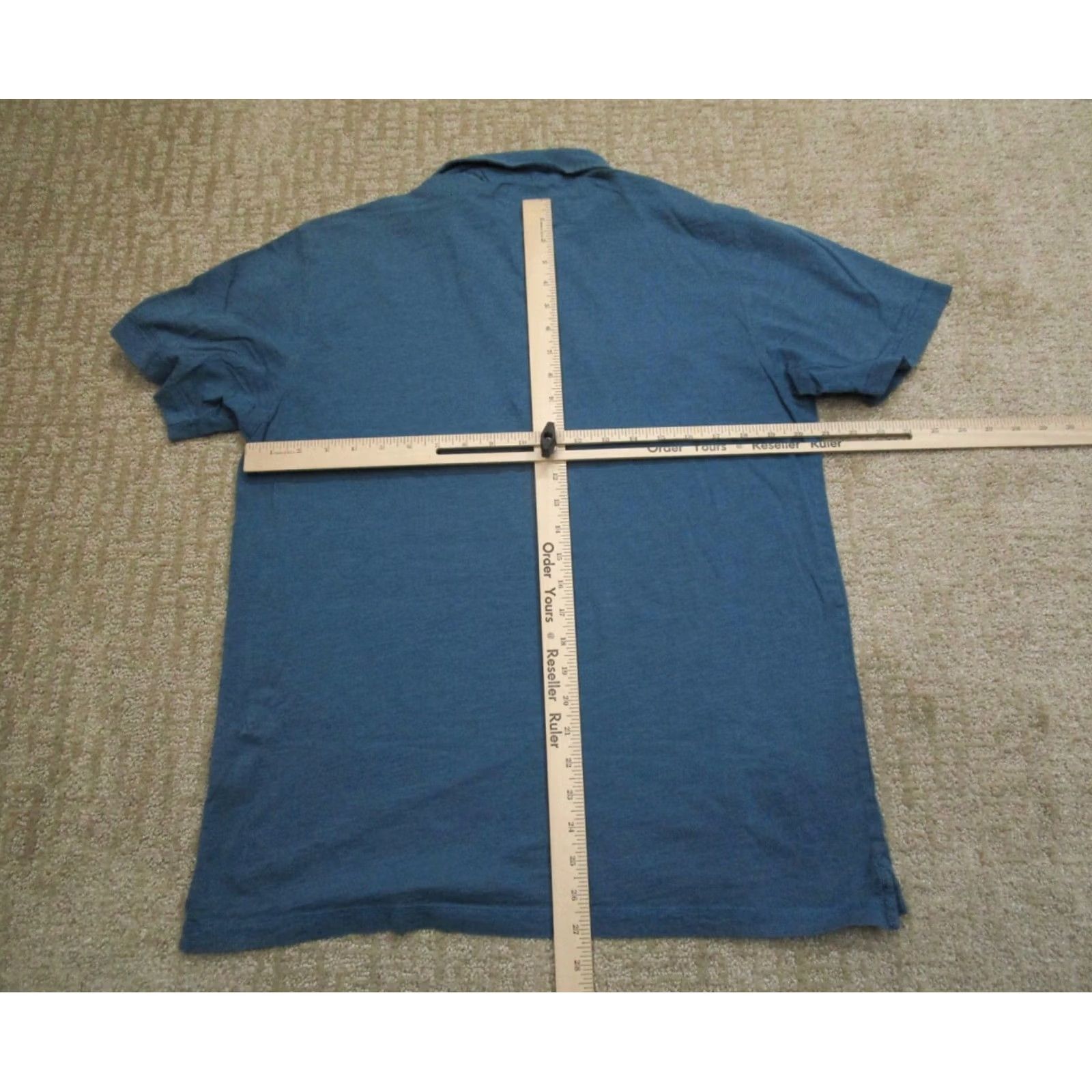 Vintage Linksoul Polo Shirt Men Large Blue Teal Short Sleeve Golf Performance Cotton Size US L / EU 52-54 / 3 - 4 Thumbnail