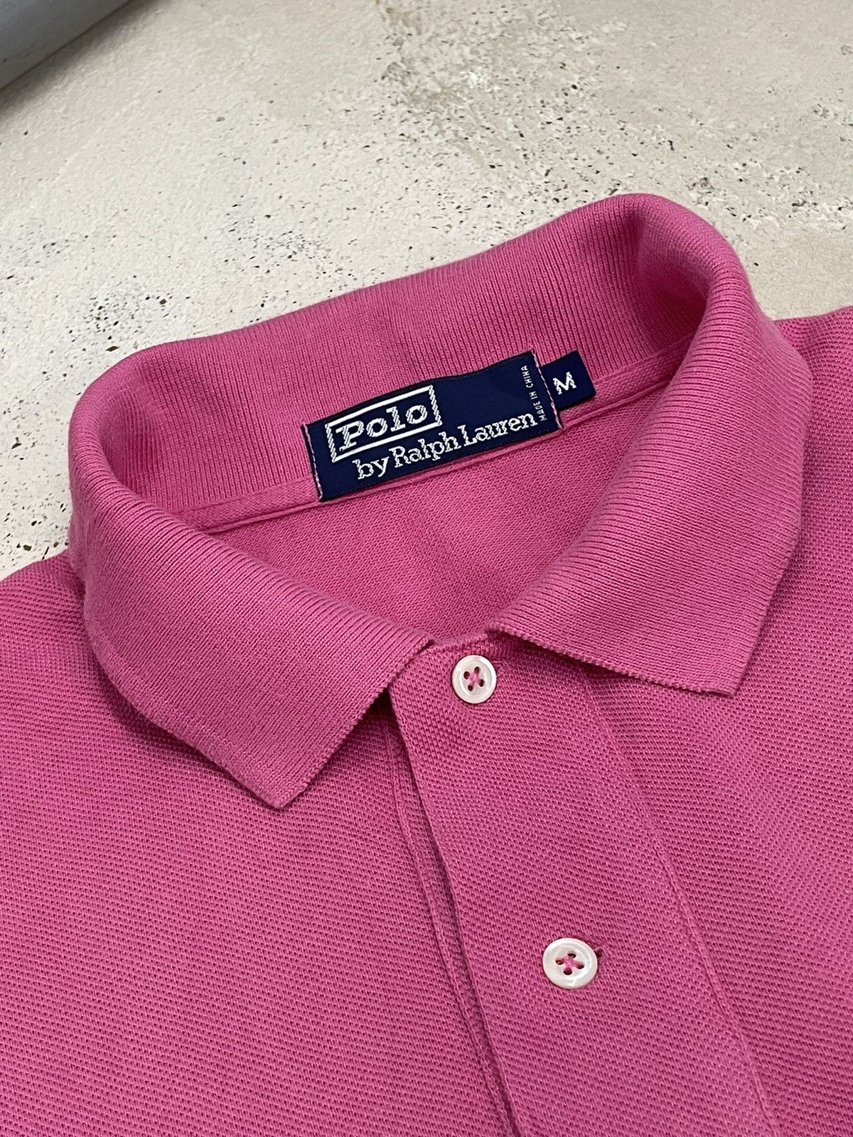 Polo Ralph Lauren Vintage Polo Pink Small Pony Size US M / EU 48-50 / 2 - 7 Thumbnail
