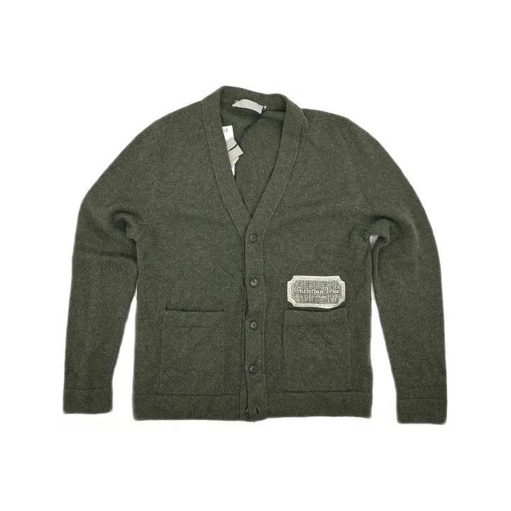 Dior Dior Dior V-Neck Buttoned Long Sleeve Sweater 0079-2507 Size US M / EU 48-50 / 2 - 2 Thumbnail
