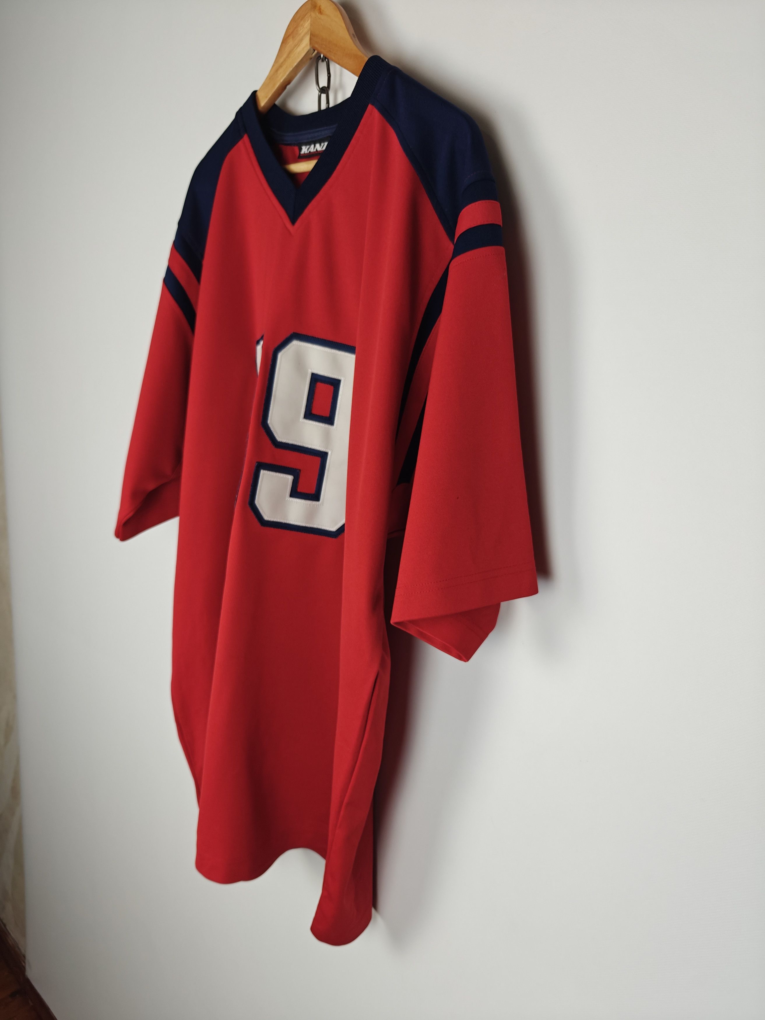 Karl Kani Karl Kani VTG Jersey 89 Tee Red size 2XL Size US XXL / EU 58 / 5 - 9 Thumbnail