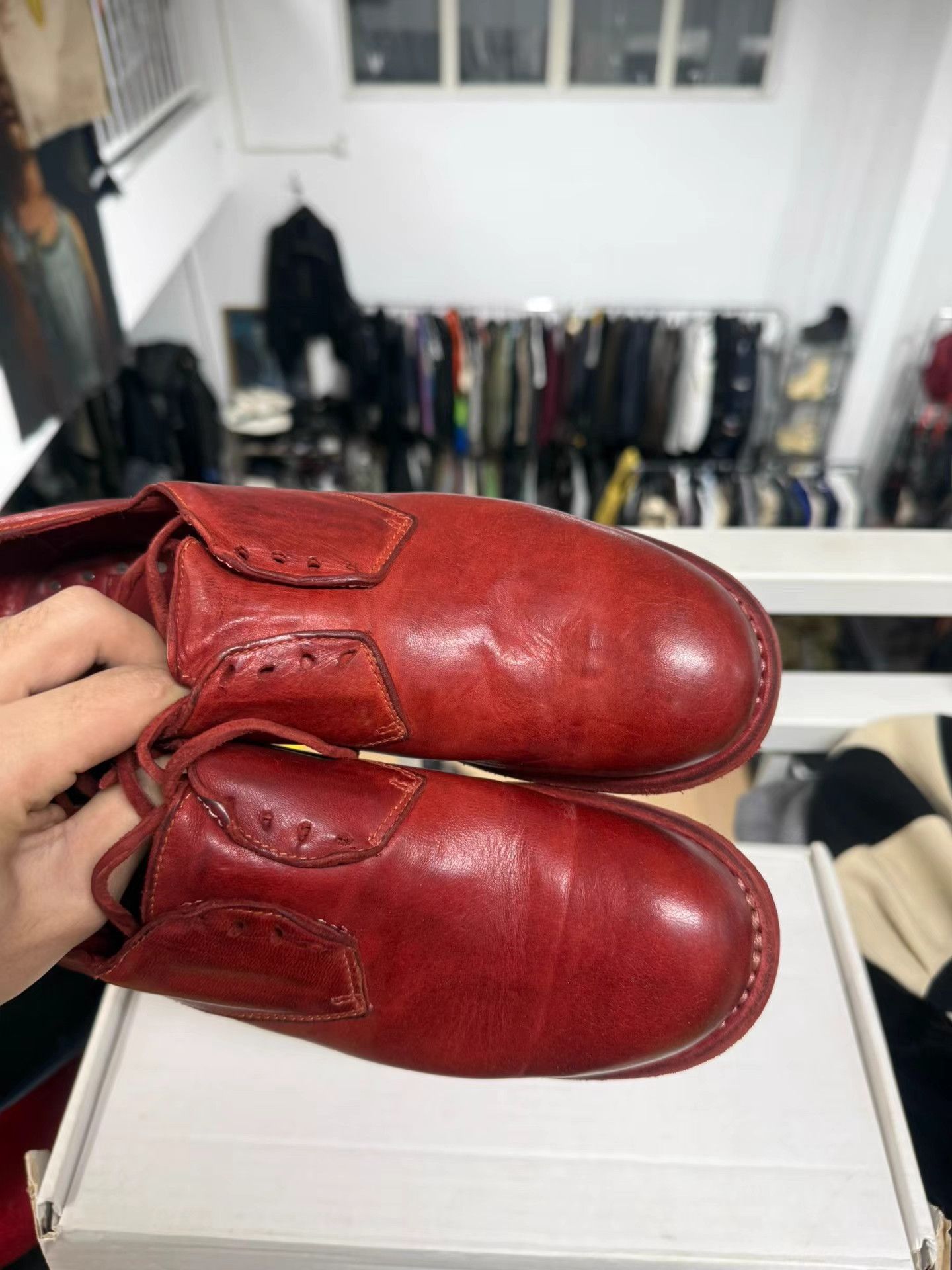 Guidi GUIDI 5302N Soft Horse Leather Derby Shoes K20 Size US 7 / IT 37 - 9 Thumbnail