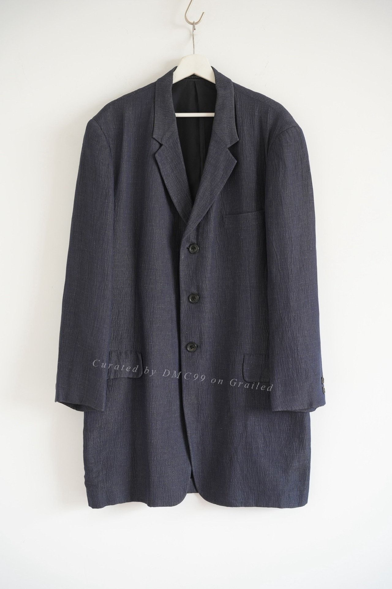 Yohji Yamamoto Yohji Yamamoto 1998SS Indigo Slub Coat Size US S / EU 44-46 / 1 - 1 Thumbnail