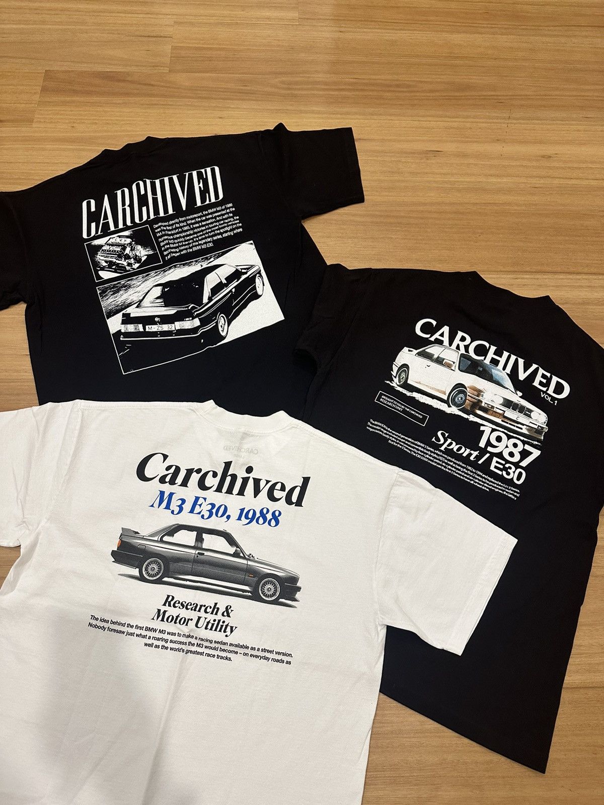 Vintage Carchived BMW M3 T-Shirts (86/87/88) Size US L / EU 52-54 / 3 - 3 Thumbnail