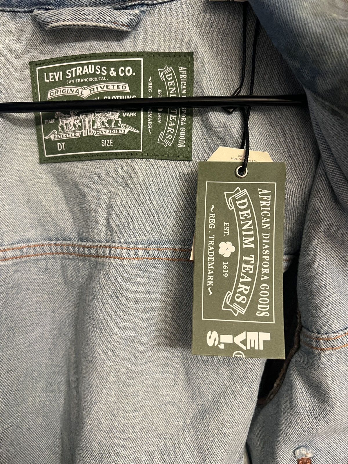 DENIM TEARS × Levi's DENIM TEARS x Levi’s Big Chief Demond Type-1 Jean Jacket Size US S / EU 44-46 / 1 - 3 Thumbnail