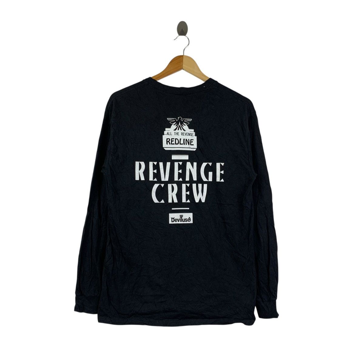 Revenge Redline Revenge Crew Long Sleeve Black Streetwear Graphic Size US M / EU 48-50 / 2 - 1 Thumbnail