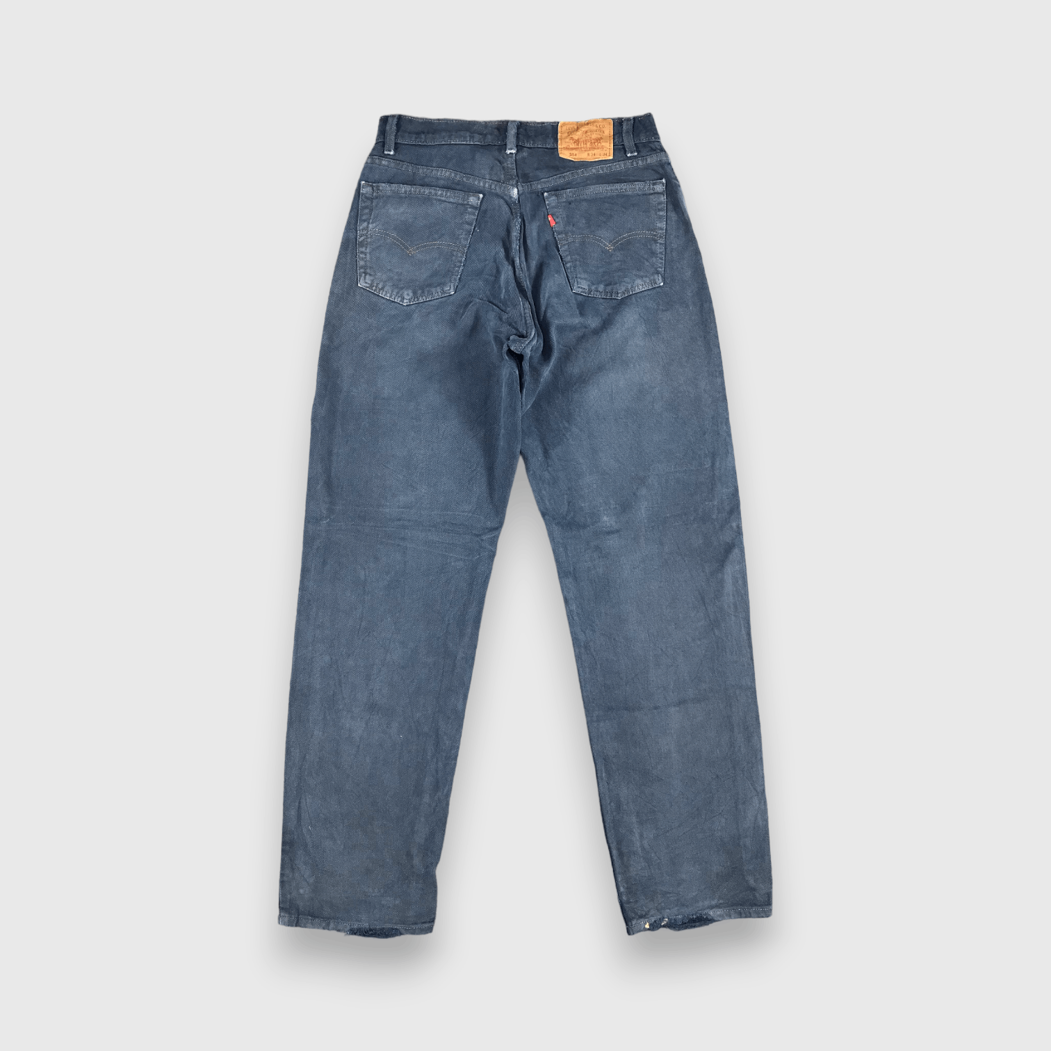 Levi's 90s Vintage Blue Wash Levis 554 Jeans-J2178 Size US 33 - 2 Thumbnail