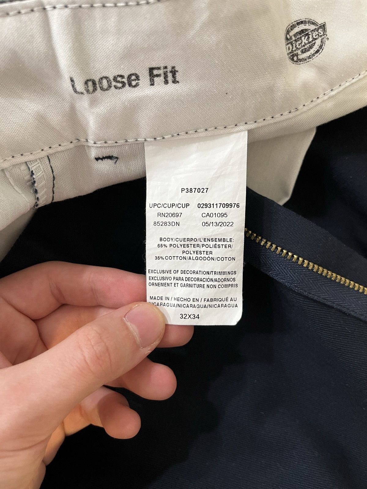 Vintage Dickies navy pants Size US 32 / EU 48 - 5 Thumbnail