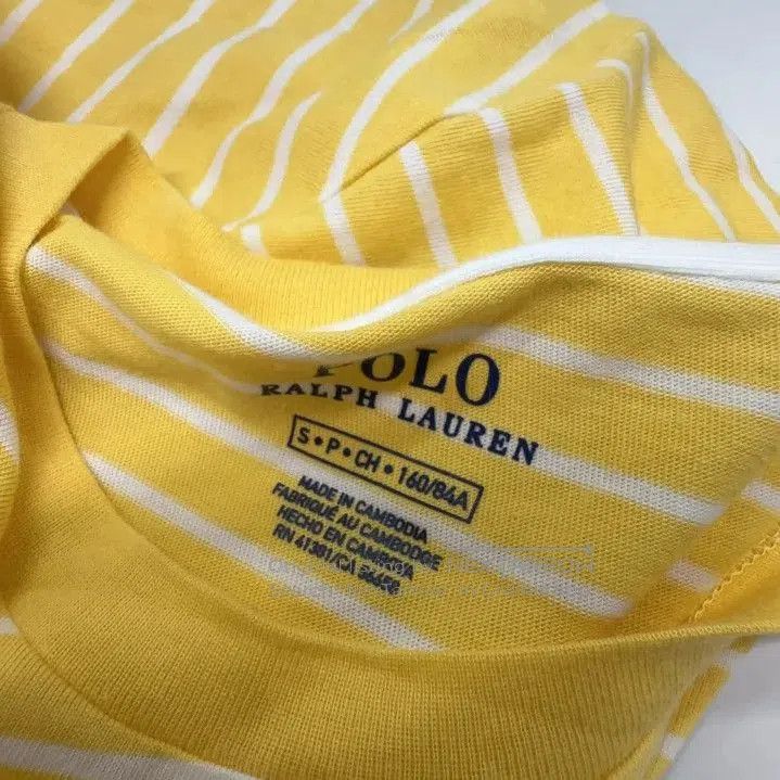 Polo Ralph Lauren Polo Ralph Lauren Yellow Striped Short Sleeve Shirt. Size US S / EU 44-46 / 1 - 5 Thumbnail