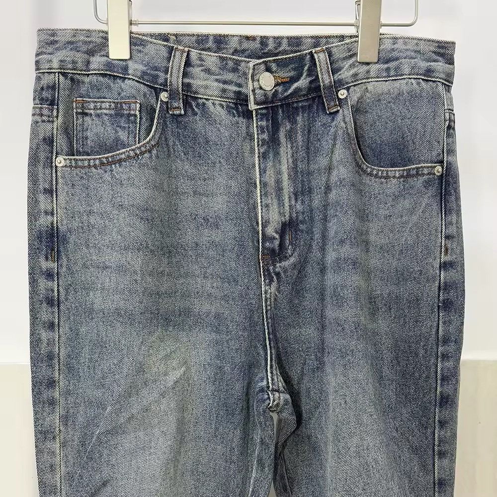 Jean × Vintage Distressed Micro-flare Jeans Size US 31 - 6 Thumbnail