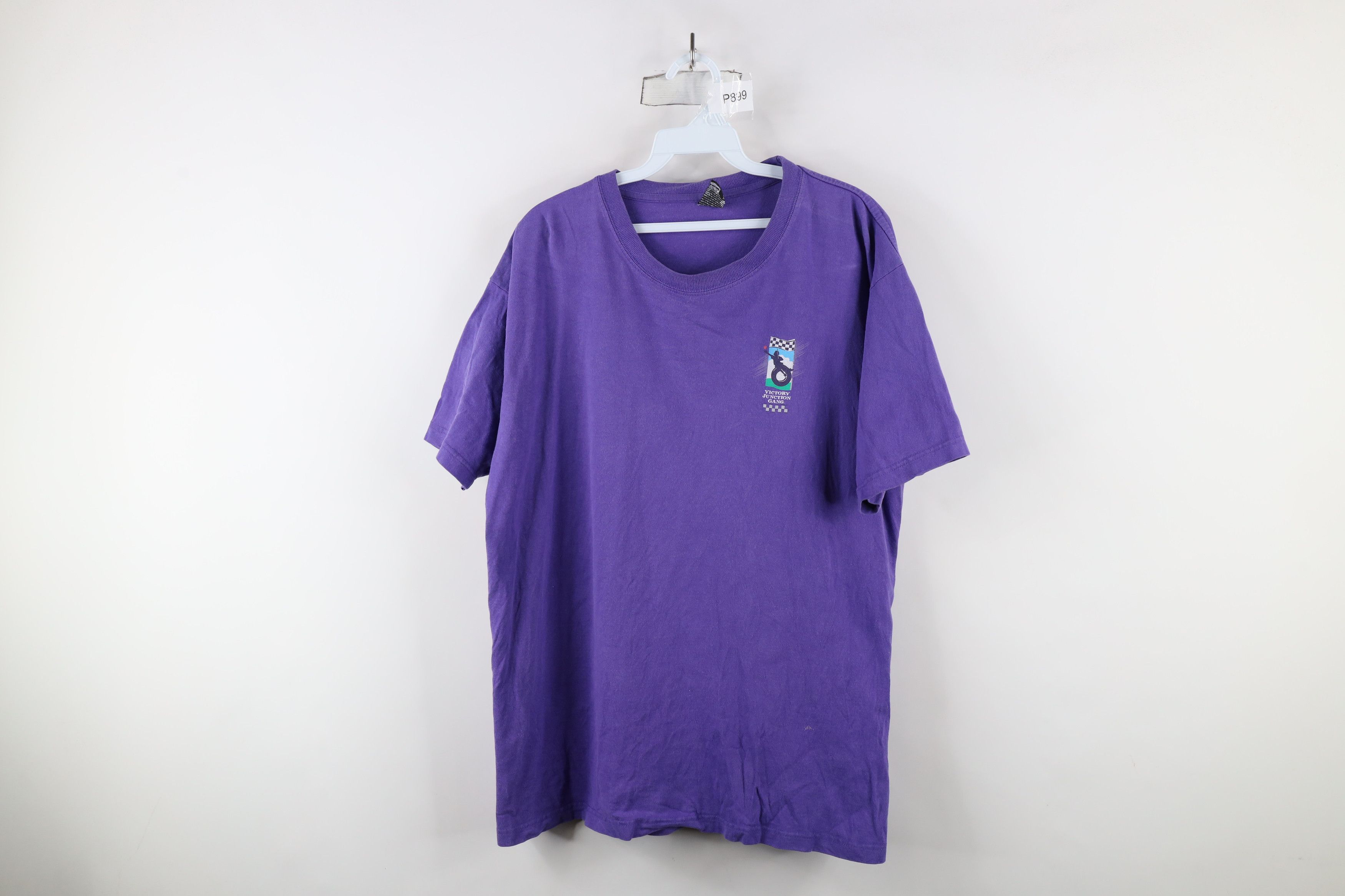 Vintage Vintage Nascar Spell Victory Junction Gang Racing T-Shirt Size US L / EU 52-54 / 3 - 1 Thumbnail