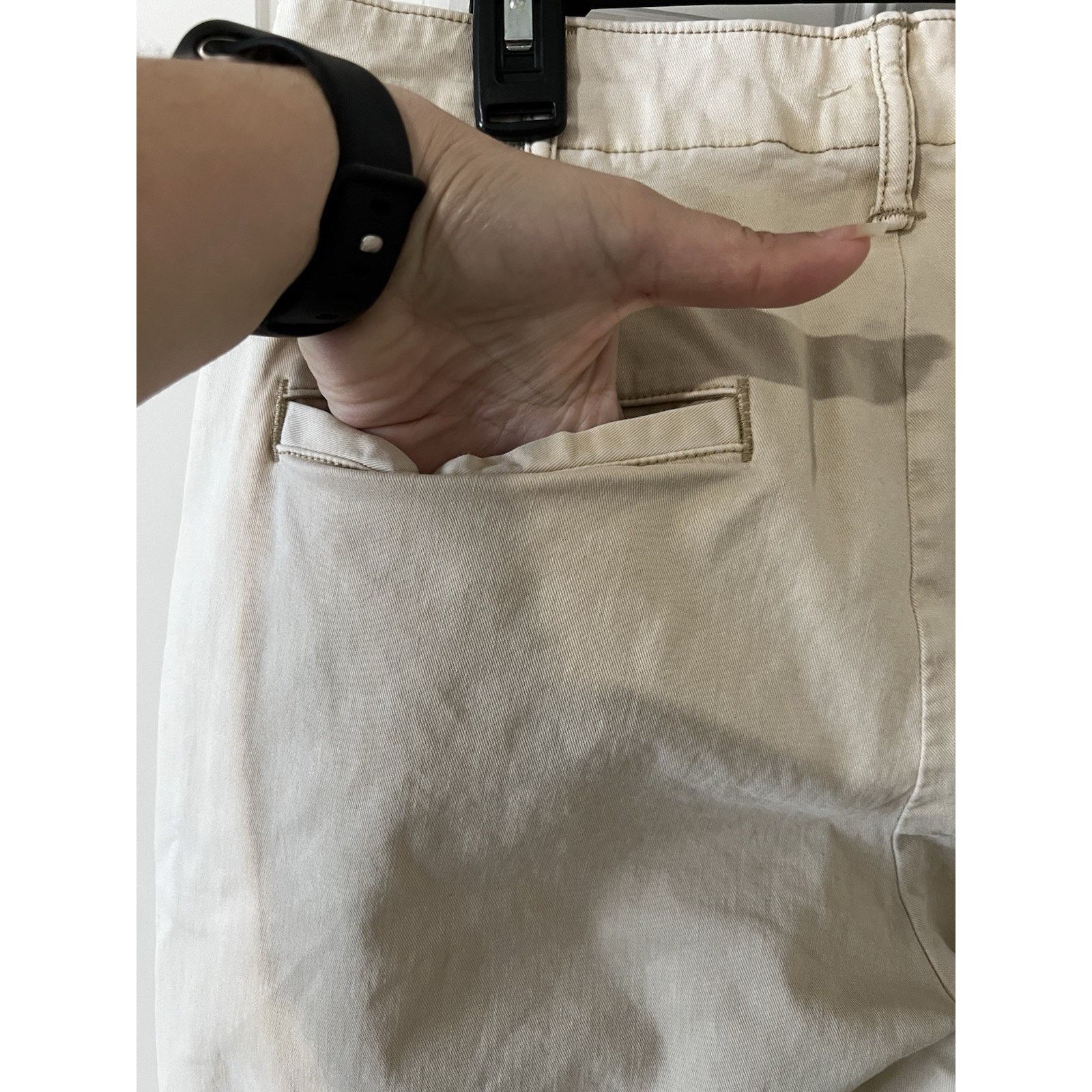 Gap High Rise Khaki Pants Button Closure Slacks Chinos 4 Pockets Size 27" / US 4 / IT 40 - 10 Thumbnail