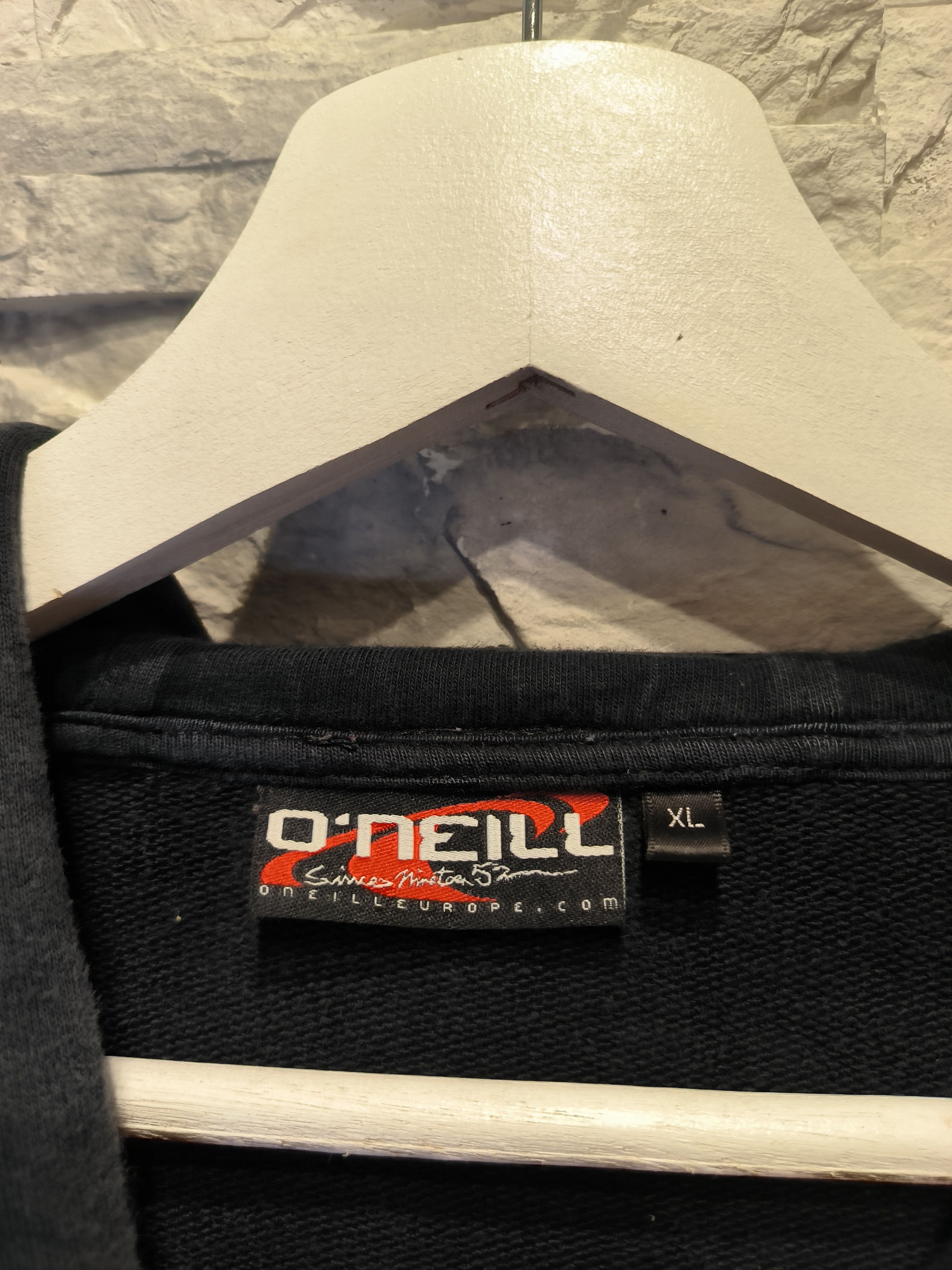 Vintage Vintage O'Neill Hoodie Big Logo Black Size US XL / EU 56 / 4 - 6 Thumbnail