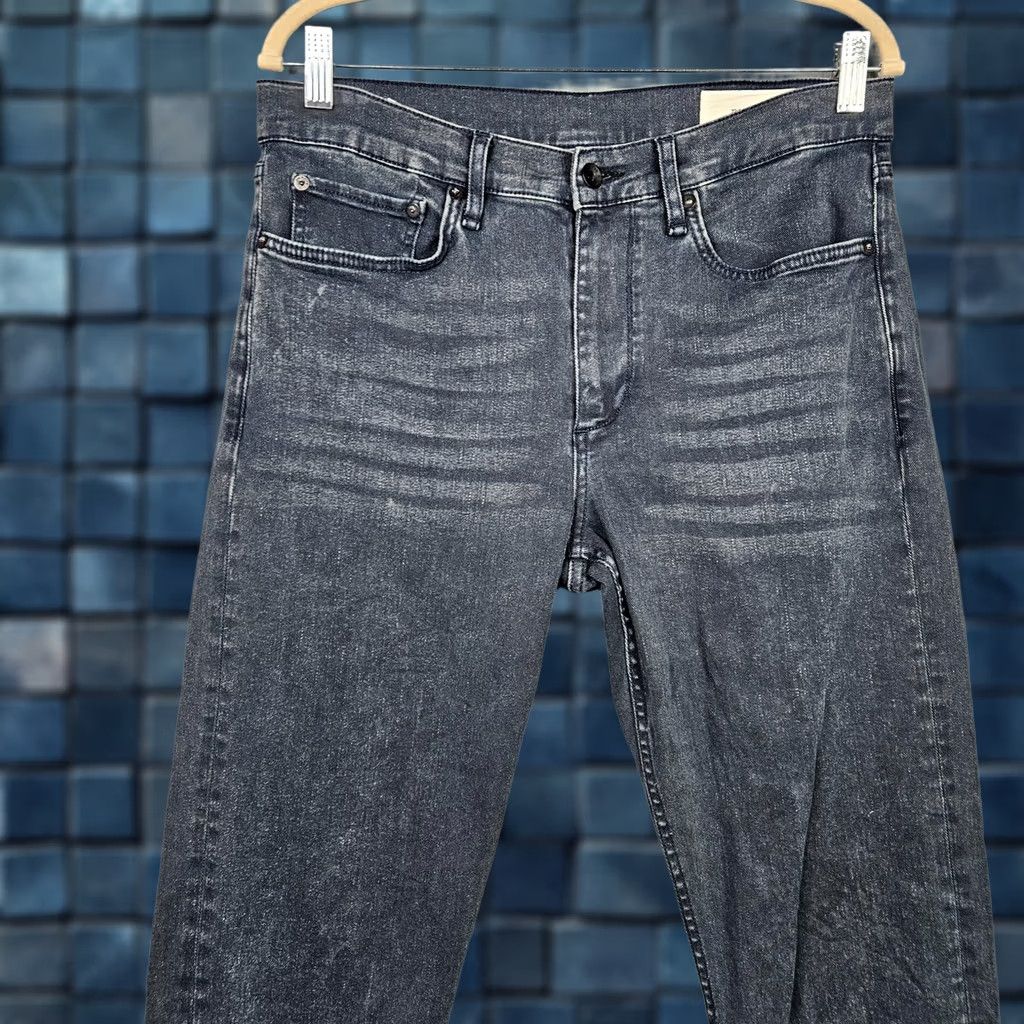 Rag & Bone rag & bone Fit 2 Slim Light Black Mid rise Men's Casual Jeans 32 Regular 5-Pocket Denim Size US 32 / EU 48 - 1 Thumbnail