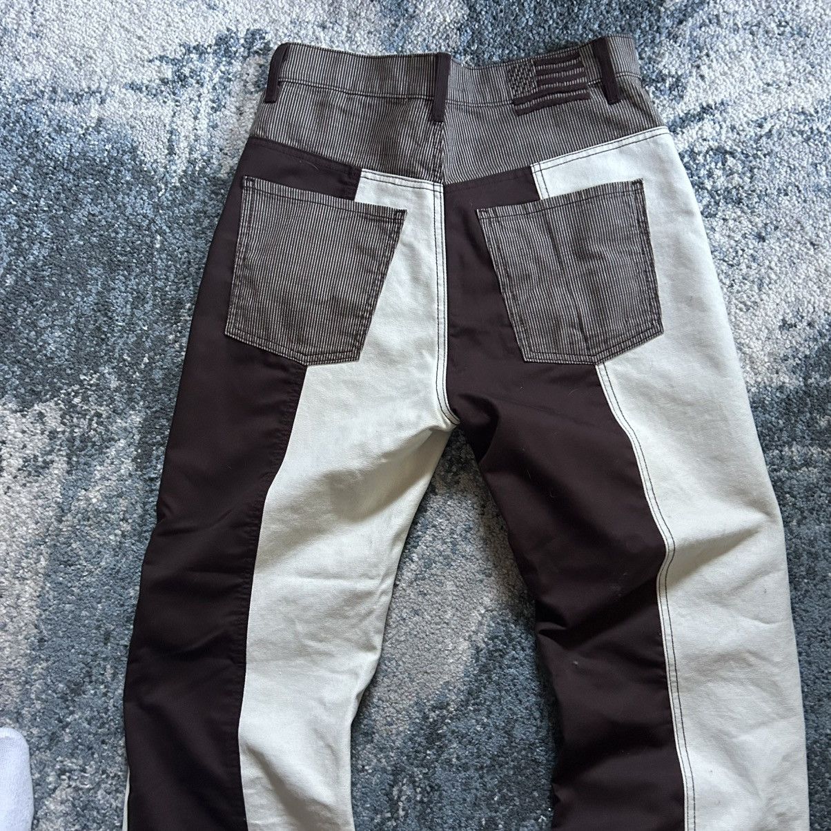 Other REViCE LA PATCHWORK COLOR BLOCK DUCK CANVAS FLARED BOOTCUT Size 29" - 13 Thumbnail