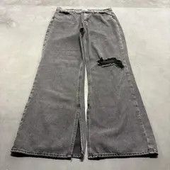Jean baggy washed vintage y2k purple wide leg jeans Size US 30 / EU 46 - 5 Thumbnail