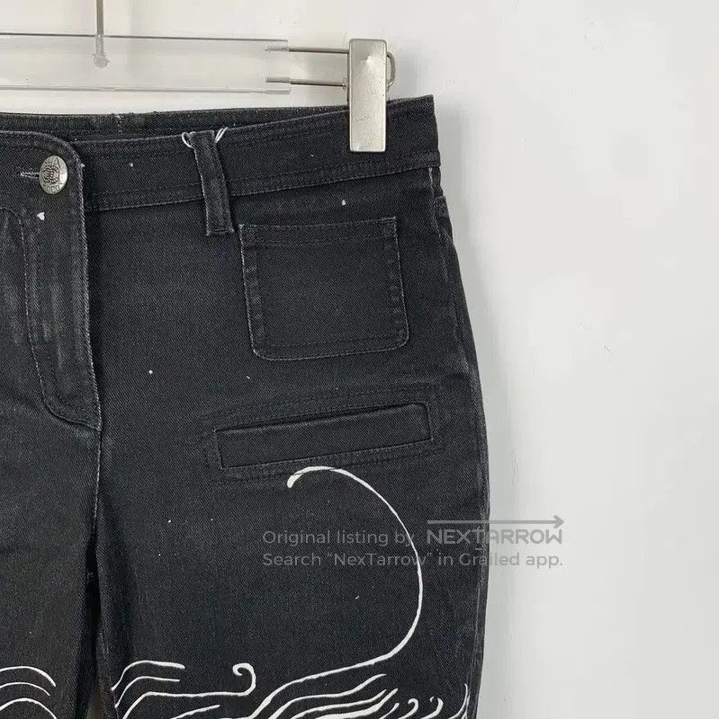 Chanel Chanel Black Cotton Ladies Jeans . Size 22" - 3 Thumbnail
