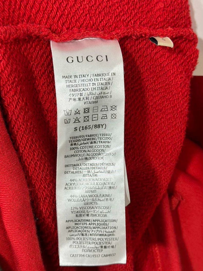 Gucci Gucci HalfZip Red Hoodie-2505 Size S / US 4 / IT 40 - 8 Thumbnail