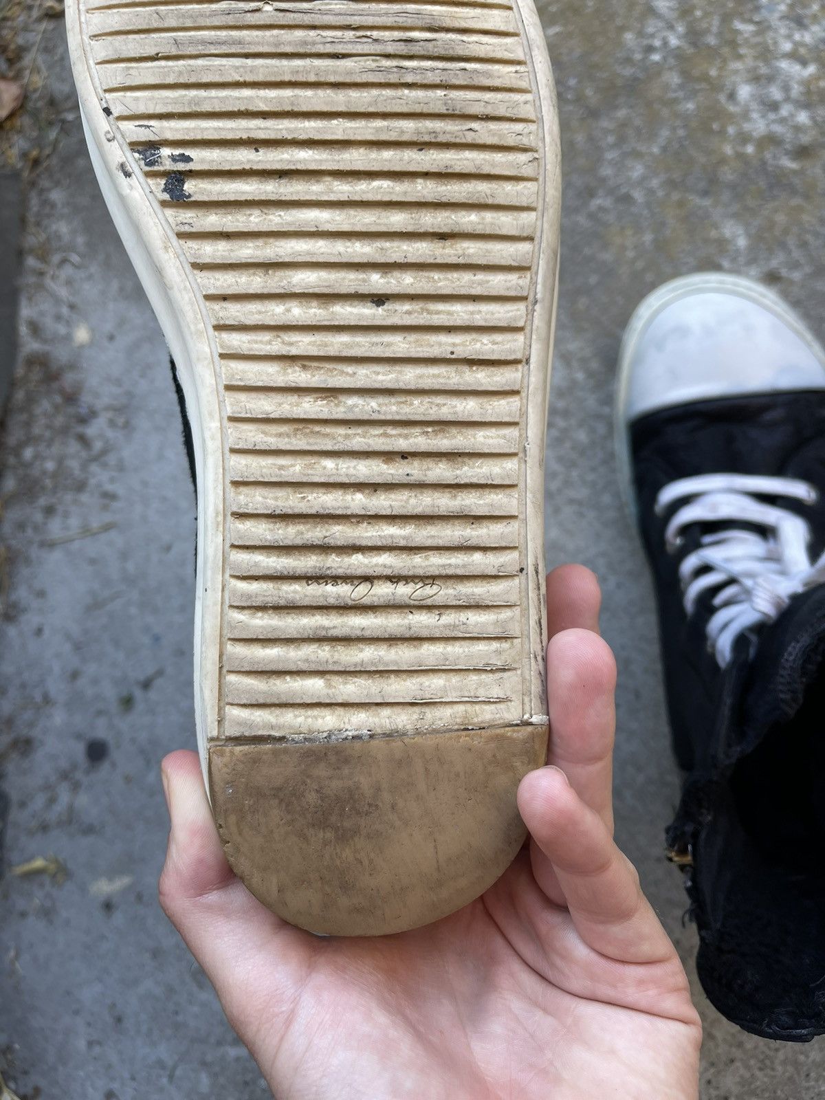 Rick Owens AW13 PLINTH Shearling Ramones professional repairs Size US 9 / EU 42 - 6 Thumbnail