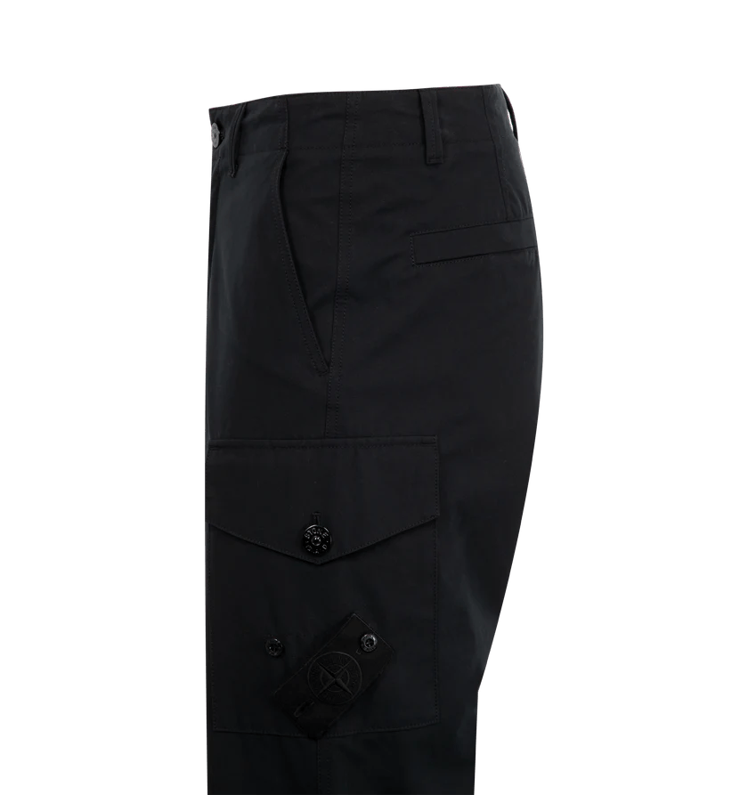 Stone Island o1h1sh10525 Wheatherproof Canvas Trousers in Black Size US 32 / EU 48 - 3 Thumbnail