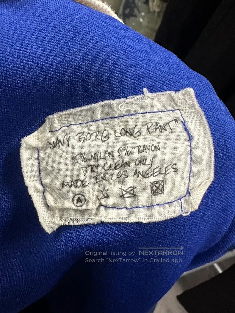 Greg Lauren Greg Lauren size S Blue and White Striped Sports Casual Pa Size US 27 - 5 Thumbnail