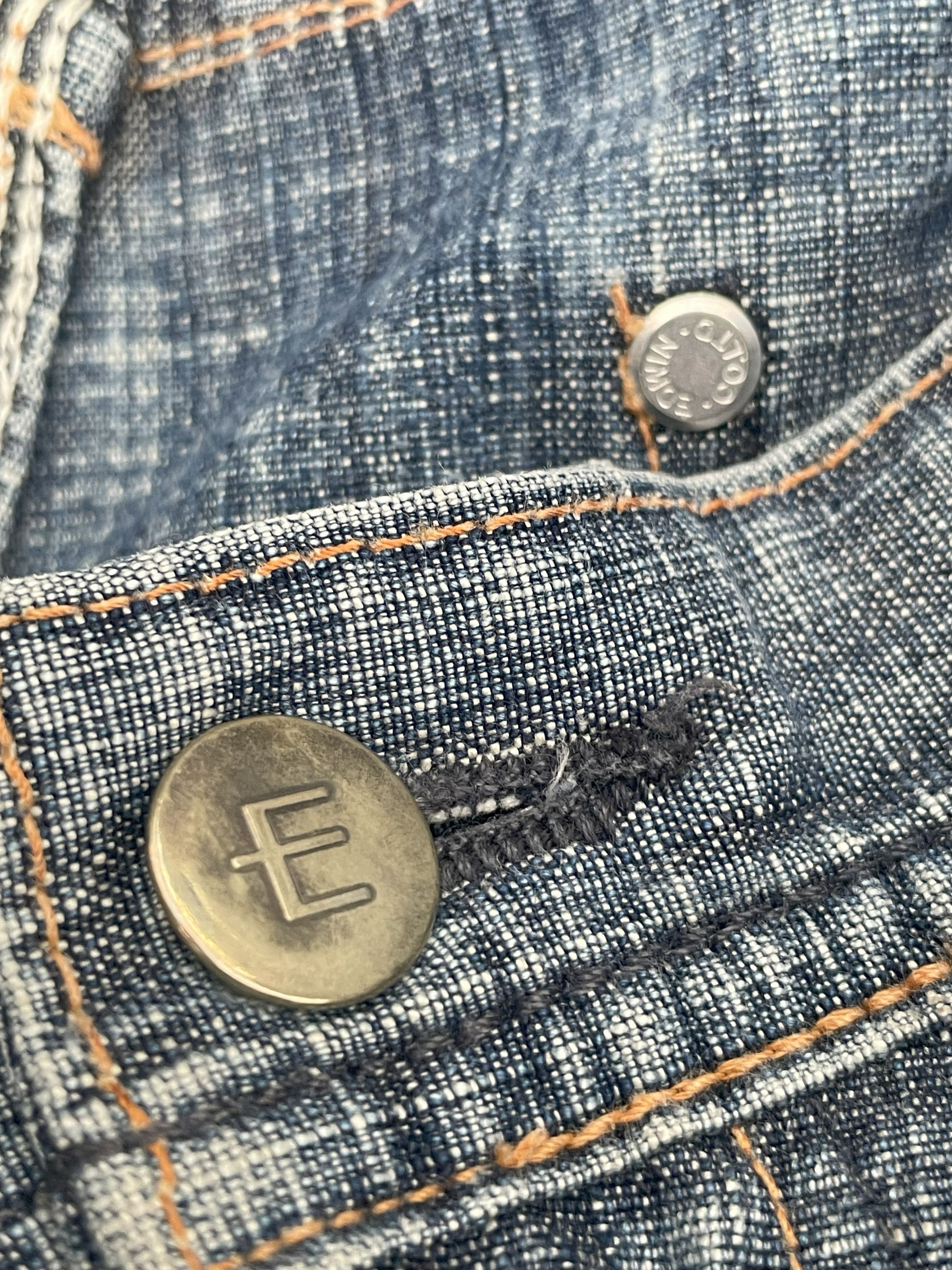 Edwin × Japanese Brand × Vintage Vintage Edwin E function 2003 Narrow Jeans Size US 32 / EU 48 - 12 Thumbnail