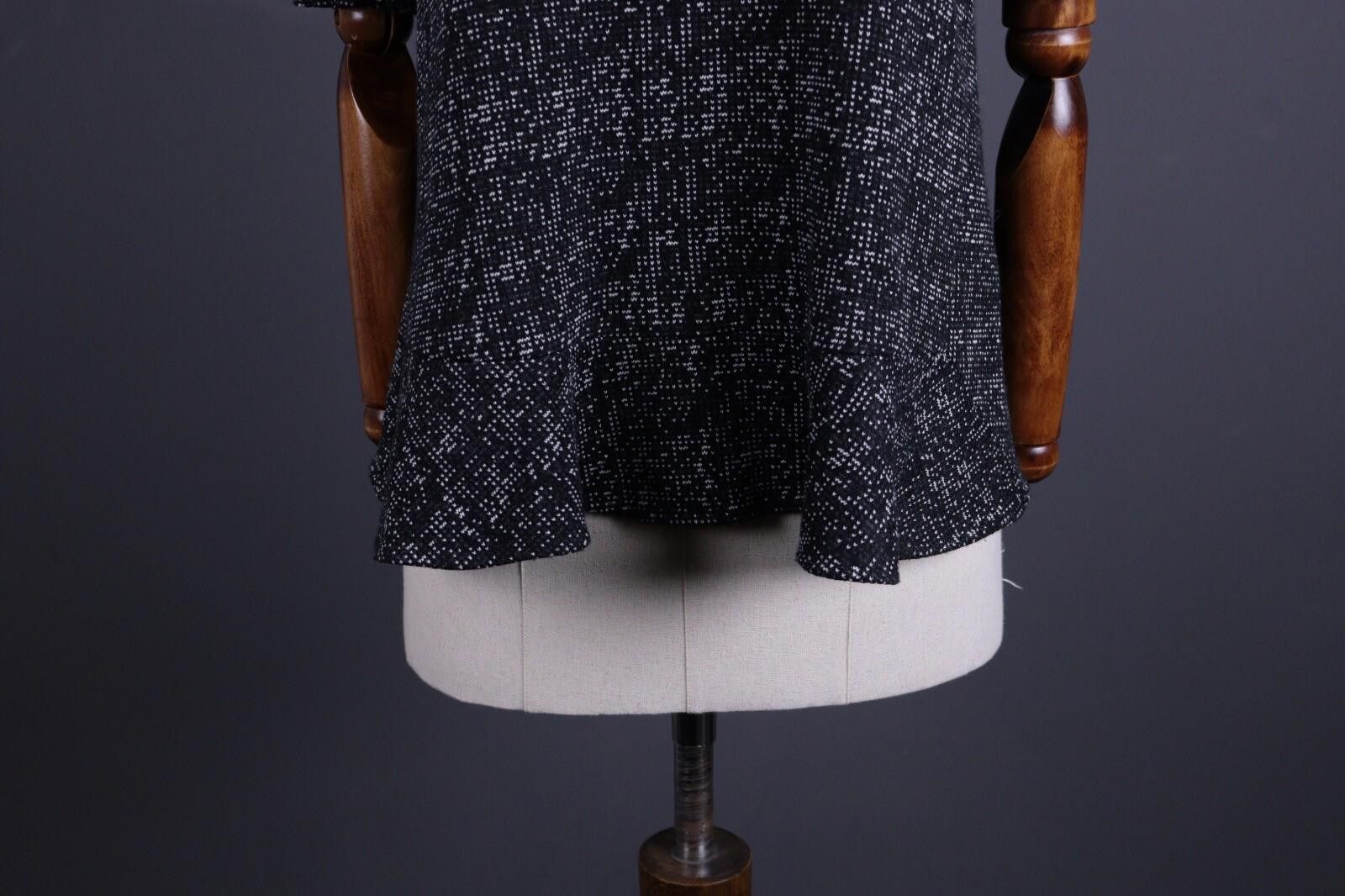 Wilkes Bashford BA&SH Ref Palmer Black Knit Tweed Top Shirt Size 1 / S Size S / US 4 / IT 40 - 3 Thumbnail