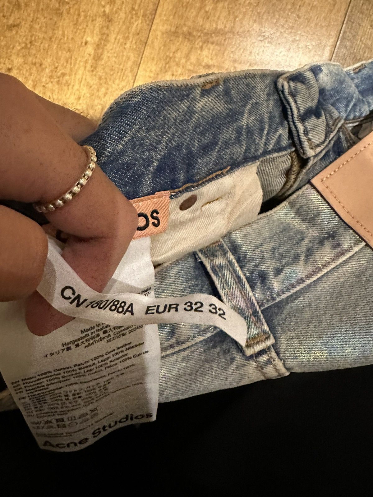 Acne Studios Acne Studios Oil spill baggy jeans Size US 32 / EU 48 - 6 Thumbnail