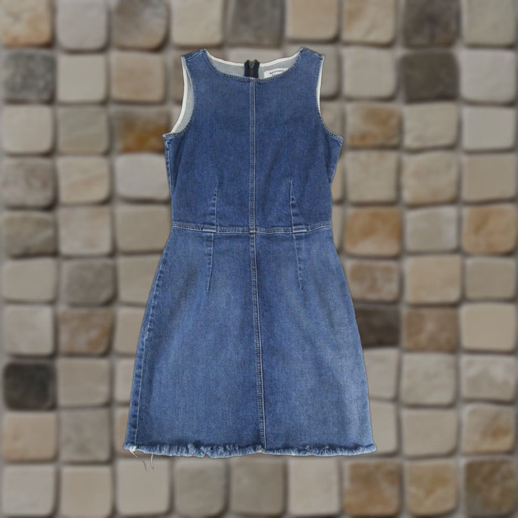 Reformation Reformation Womens Blue Denim Zinnia Dress Size 27" / US 4 / IT 40 - 1 Thumbnail