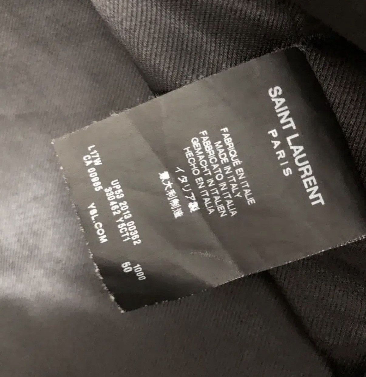 Saint Laurent Paris Saint laurent 13FW oiled calf L17 biker leather jacket sz50 Size US M / EU 48-50 / 2 - 10 Thumbnail