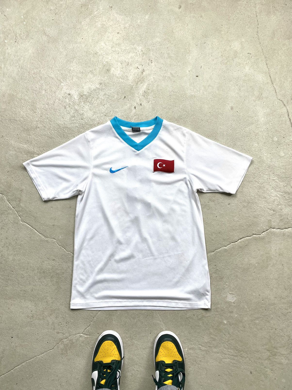 Nike × Vintage Vintage Nike Turkey Soccer Jersey T Shirt Football Size US S / EU 44-46 / 1 - 1 Thumbnail
