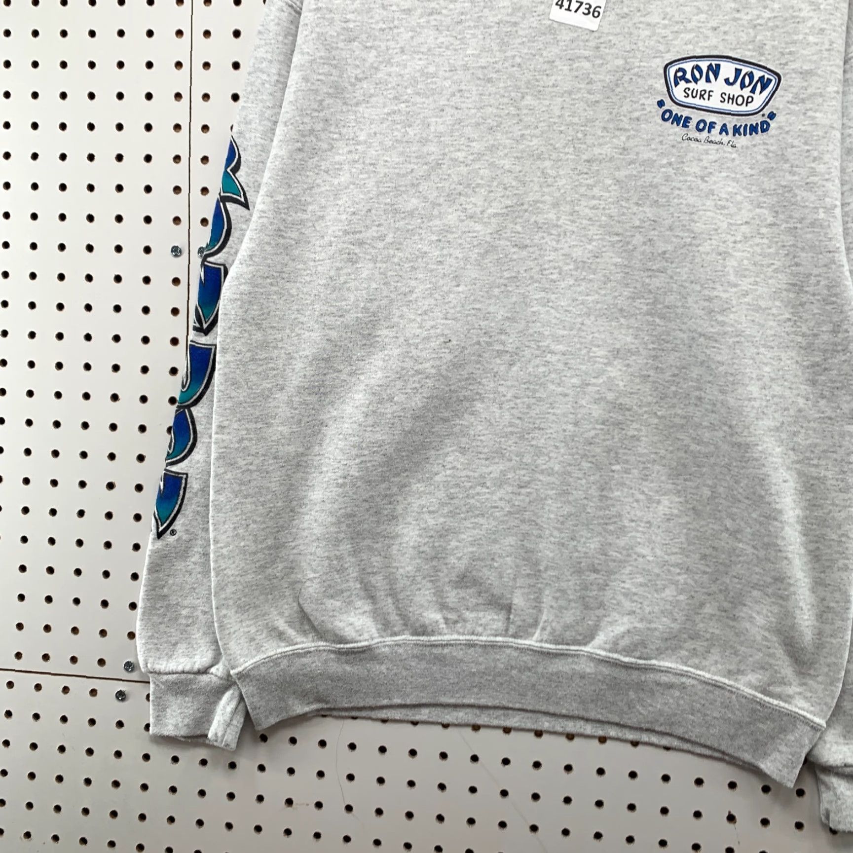 Ron Jon Surf Shop Ron Jon Surf Shop Crewneck Sweatshirt Mens Medium Gray Cocoa Beach Florida 21X26 Size US M / EU 48-50 / 2 - 5 Thumbnail