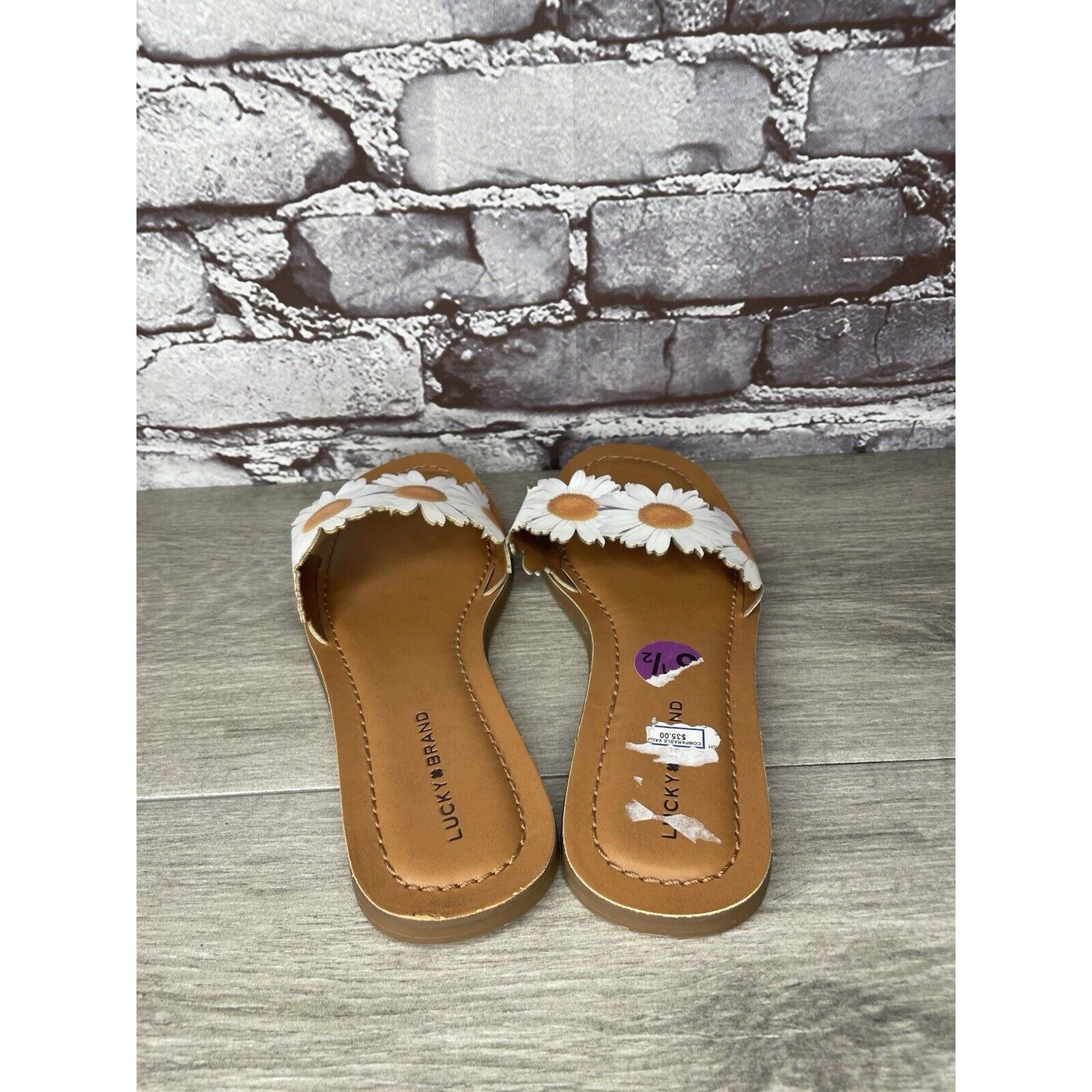 Lucky Brand Lucky Brand Floral Daisy Quiet Luxury Beach Slides Sandals W Size US 6.5 / IT 36.5 - 5 Thumbnail
