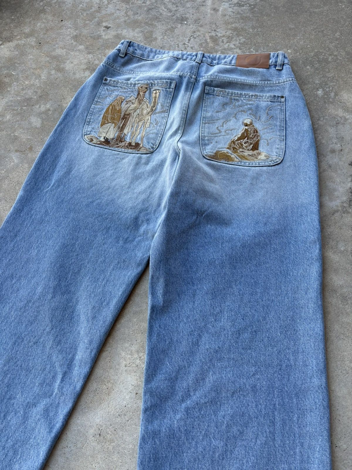 Derschutze Dershutze yasmin v3 Light Blue Baggy Denim Size US 32 / EU 48 - 6 Thumbnail