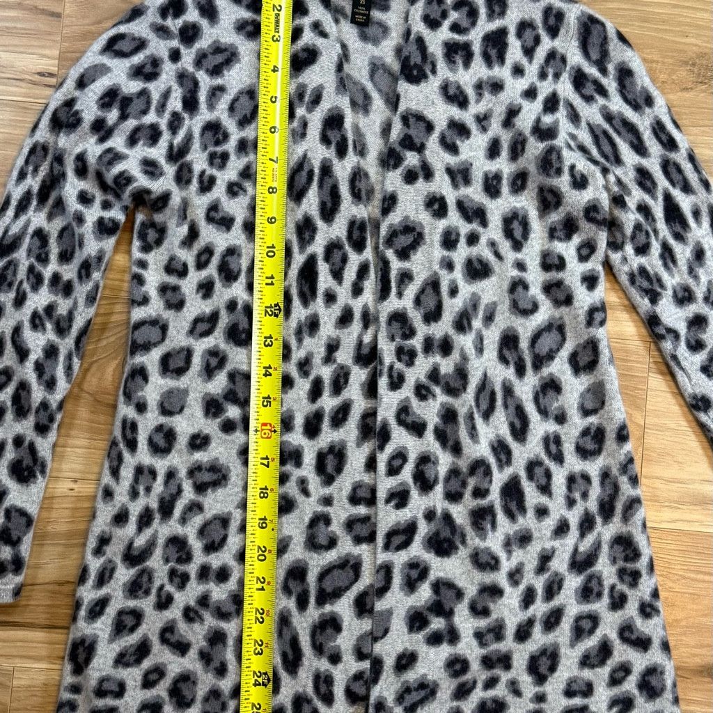 Other Charter Club Women’s XS Cashmere Leopard Cardigan Repaired Size XXS / US 00 / IT 34 - 7 Thumbnail