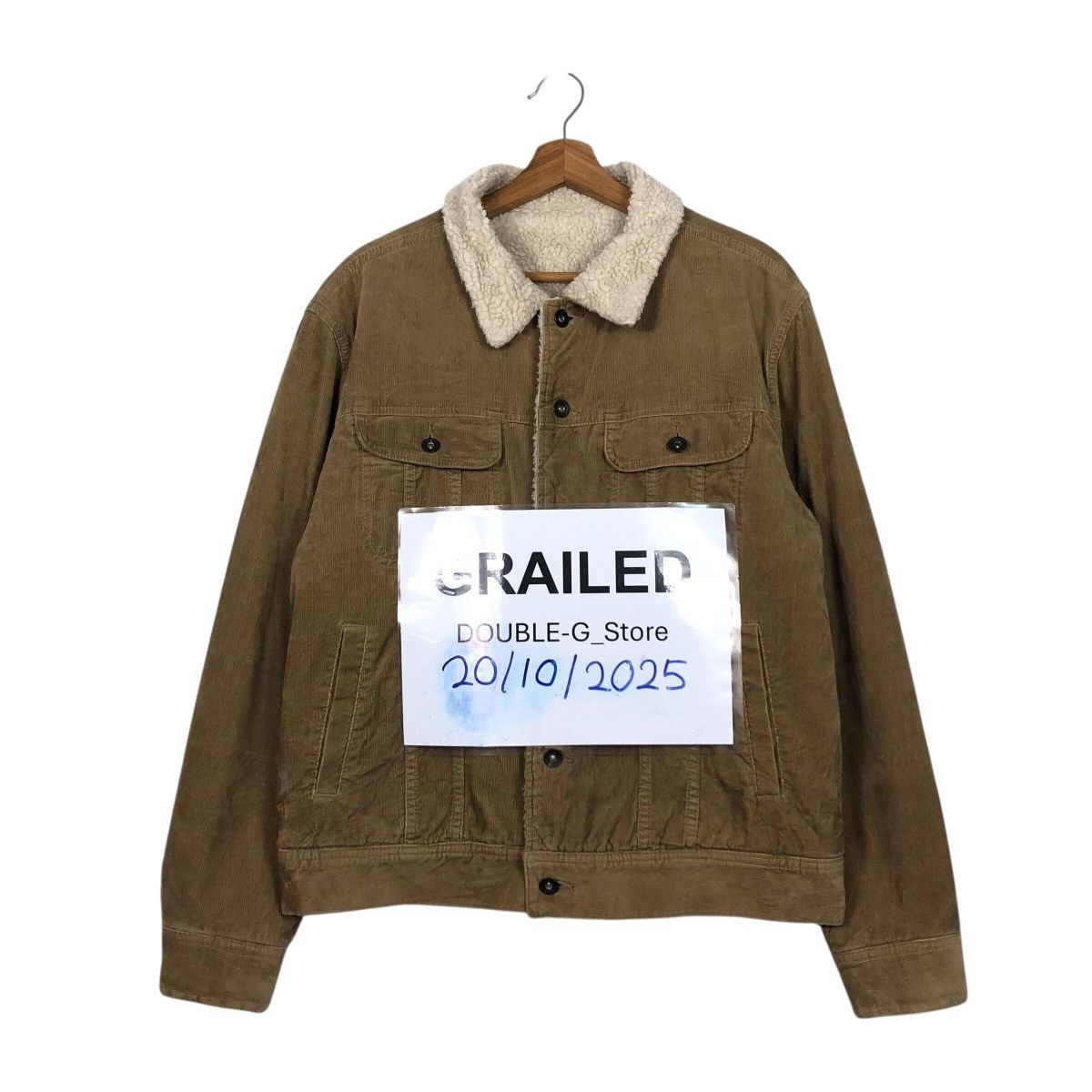 Japanese Brand 📌Vtg Trucker Biker Corduroy Jacket GU Blanket Issey Miyake Size US L / EU 52-54 / 3 - 1 Thumbnail