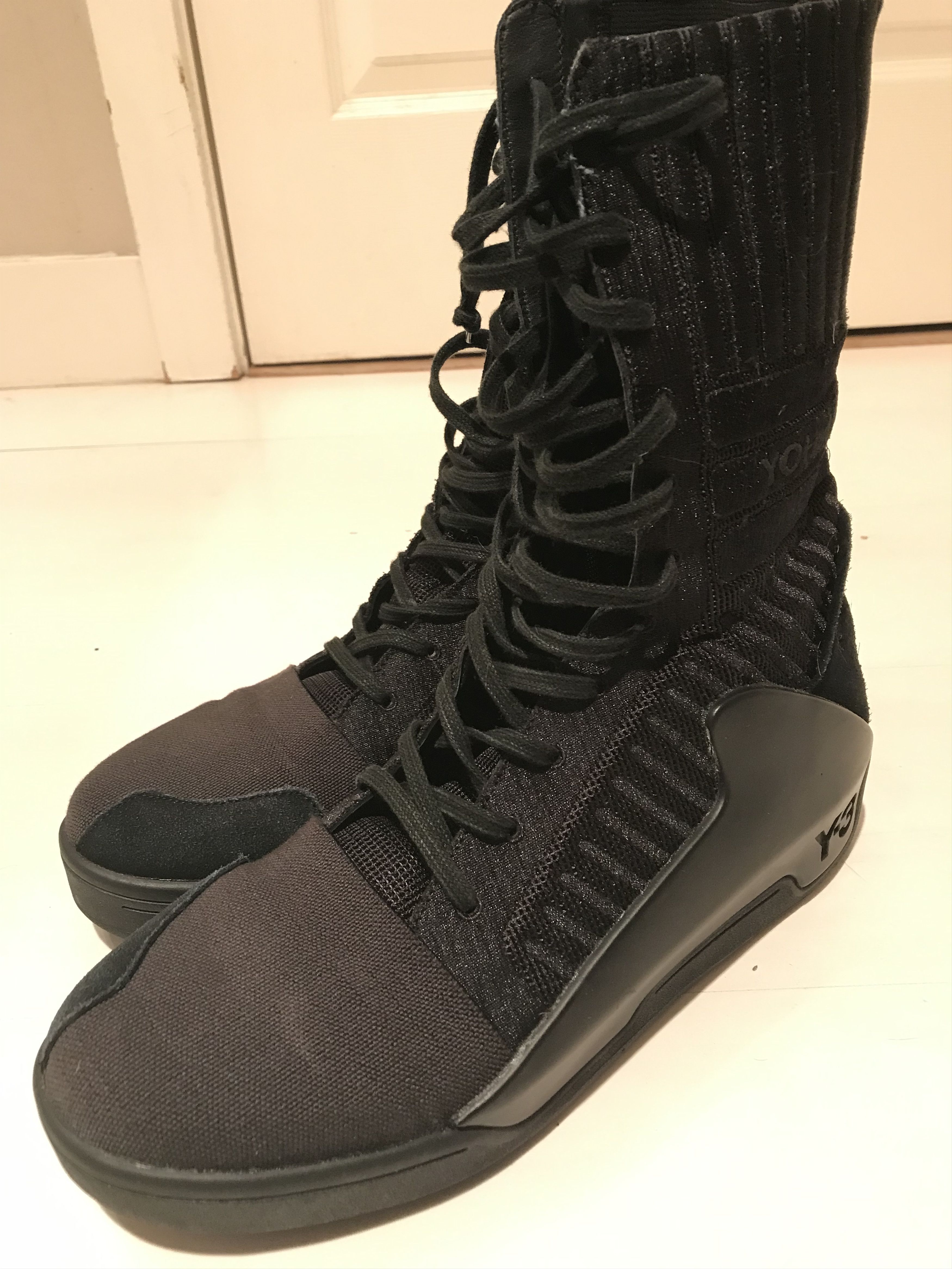 Adidas × Y-3 × Yohji Yamamoto Y-3 Hayworth High Guard Boots Yohji Yamamoto US 10.5 BNWT Size US 10.5 / EU 43-44 - 14 Thumbnail