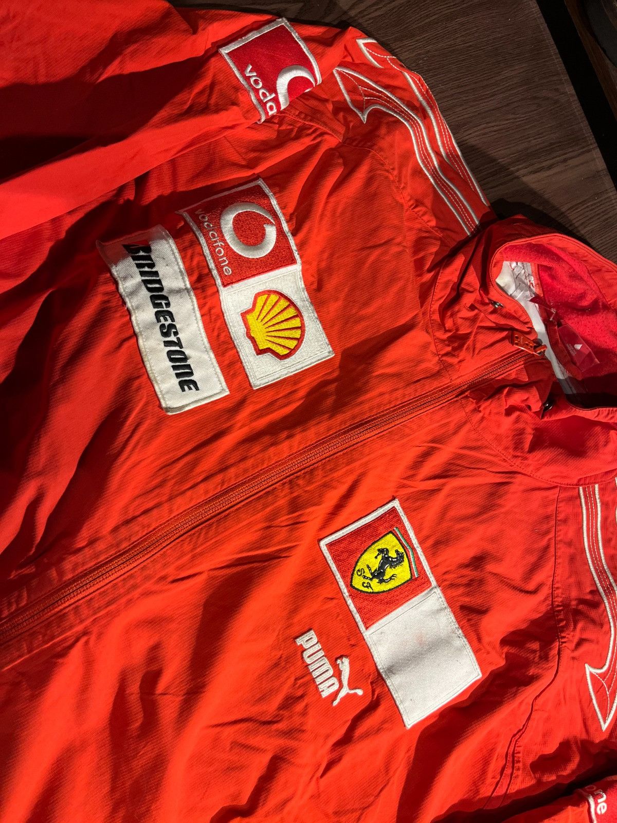 Ferrari × Puma Scuderia Ferrari Vodafone F1 Team Long Sleeve Polo Shirt Size US XL / EU 56 / 4 - 2 Thumbnail