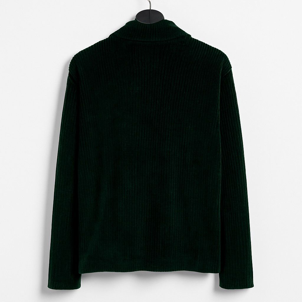 DKNY Vintage DKNY Classic Petite Chenille Sweater | Emerald Green Size S / US 4 / IT 40 - 2 Thumbnail