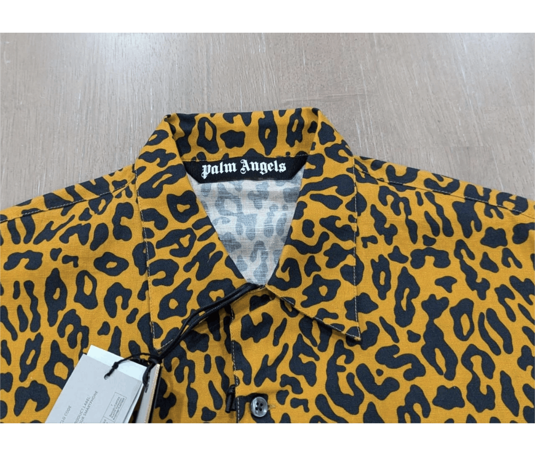 Palm Angels PALM ANGELS Cheetah Pattern Camp Shirt 46 US S Size US S / EU 44-46 / 1 - 2 Thumbnail