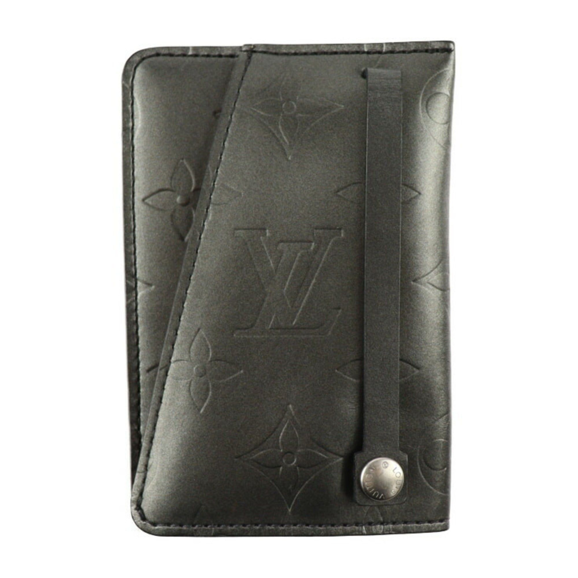 image of Louis Vuitton Crochette Gm Monogram Matte Key Case M65130 Leather Dark Gray Gunmetal Ring Vuitton i