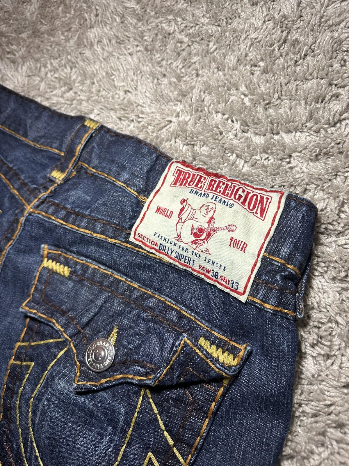 True Religion True Religion Denim Jeans Billy Supert Size US 38 / EU 54 - 4 Thumbnail