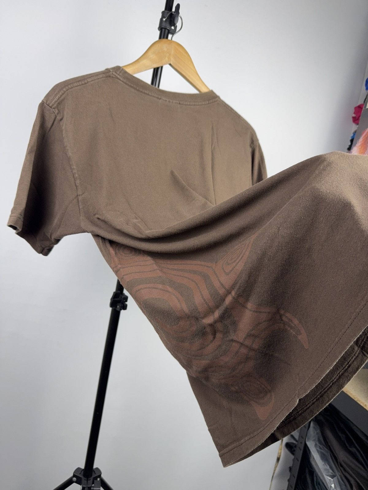 Vintage 00s Vntg Querétaro Mexico Spiral Art Graphic Brown T-Shirt Size US M / EU 48-50 / 2 - 13 Thumbnail