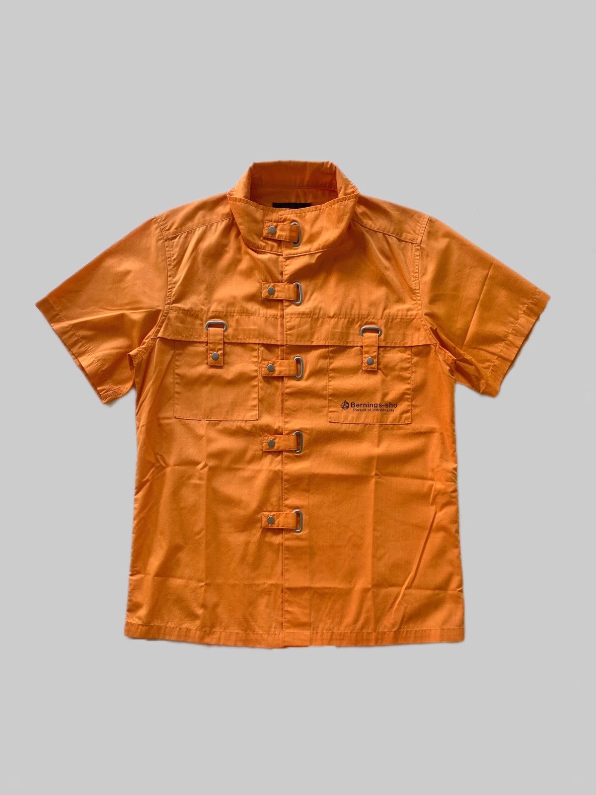 BERNINGS SHO Rare Bernings-sho Bondage Buckle Work Shirt Size US M / EU 48-50 / 2 - 1 Thumbnail