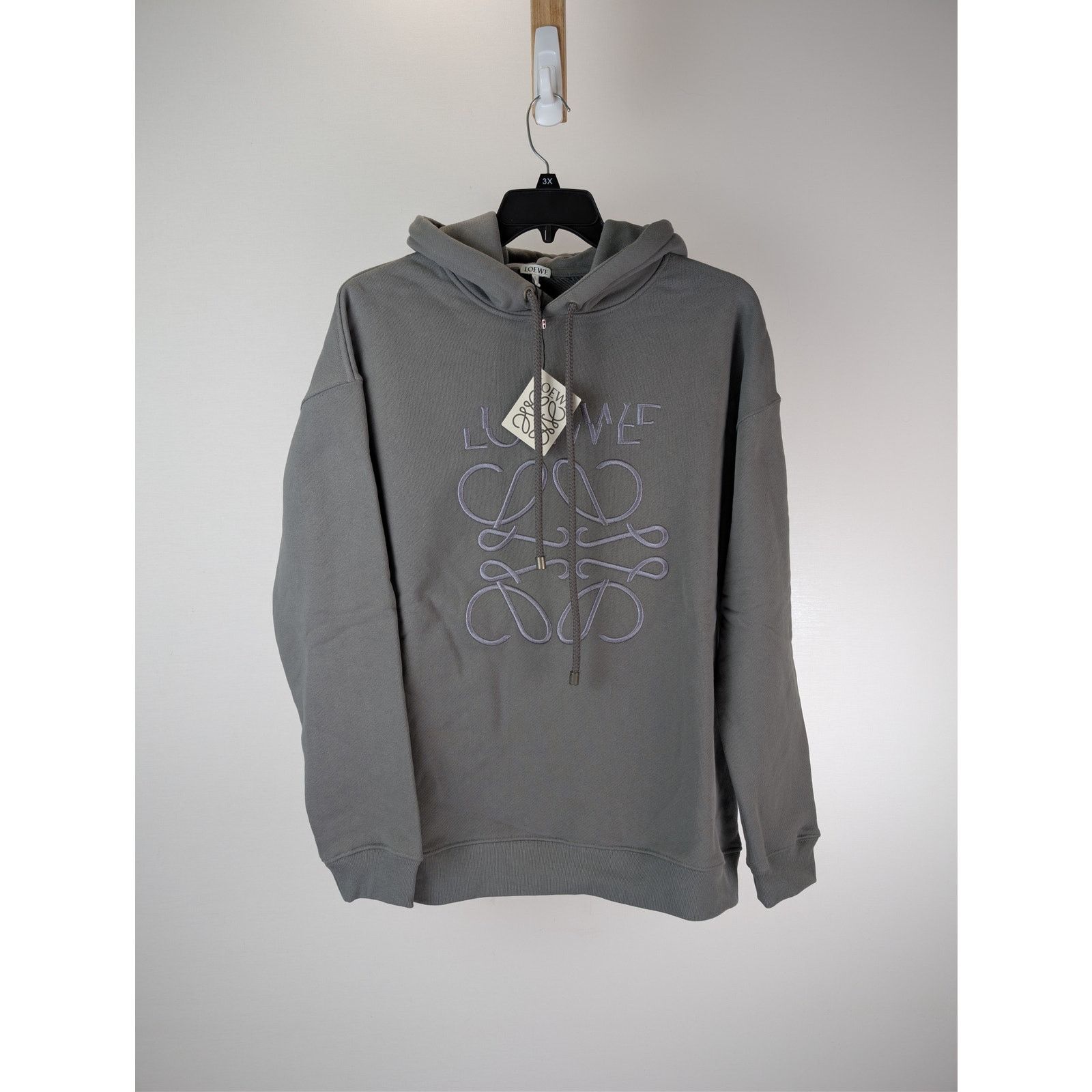Loewe o1rshd1 Flepa Relaxed Fit Hoodie in Slate Grey Size US XL / EU 56 / 4 - 2 Thumbnail