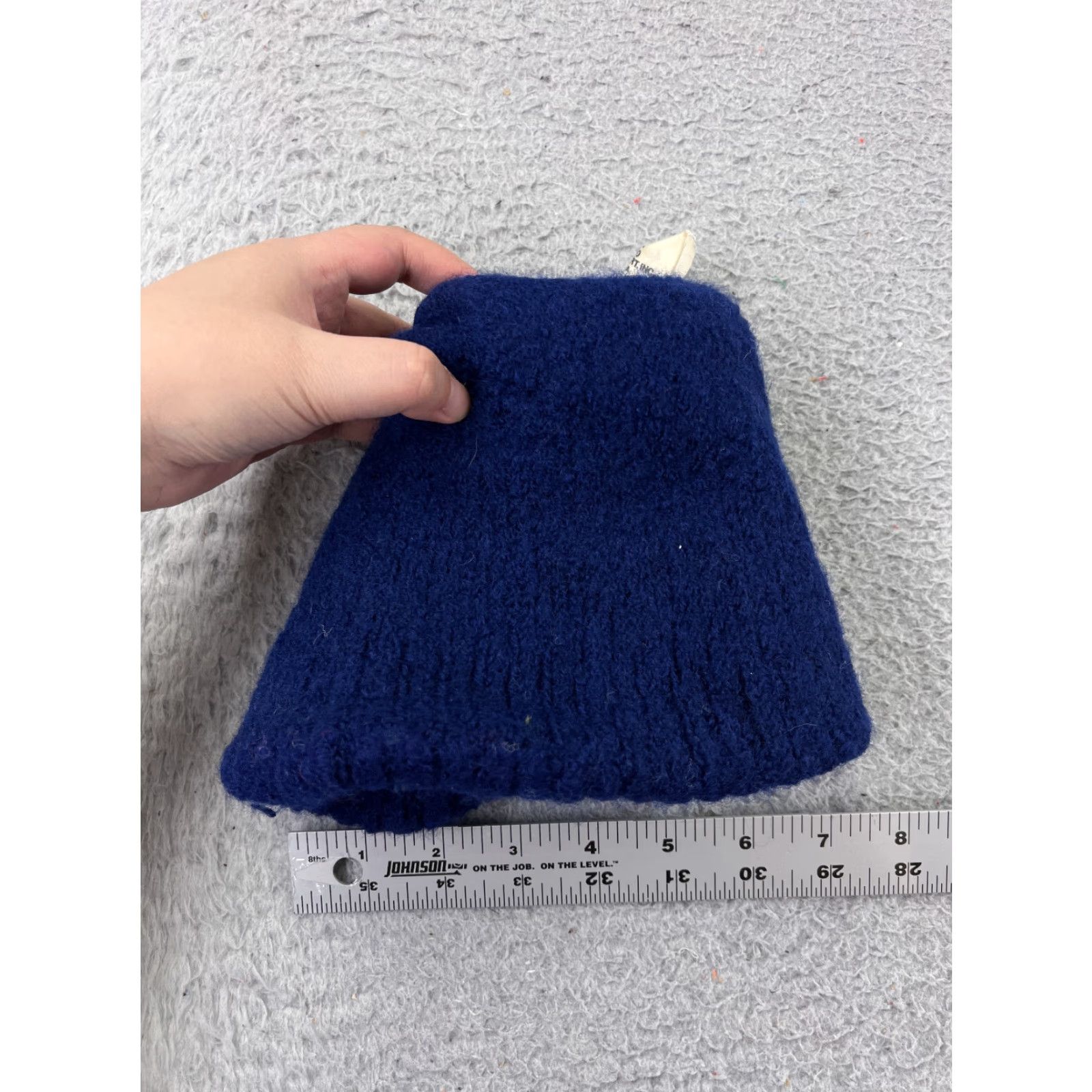 Rainbow VINTAGE Meister Beanie Toque Adult One Size Blue Rainbow Wool Made New Zealand Pom Hat Mens Beanie 90s Ski Size ONE SIZE - 5 Thumbnail