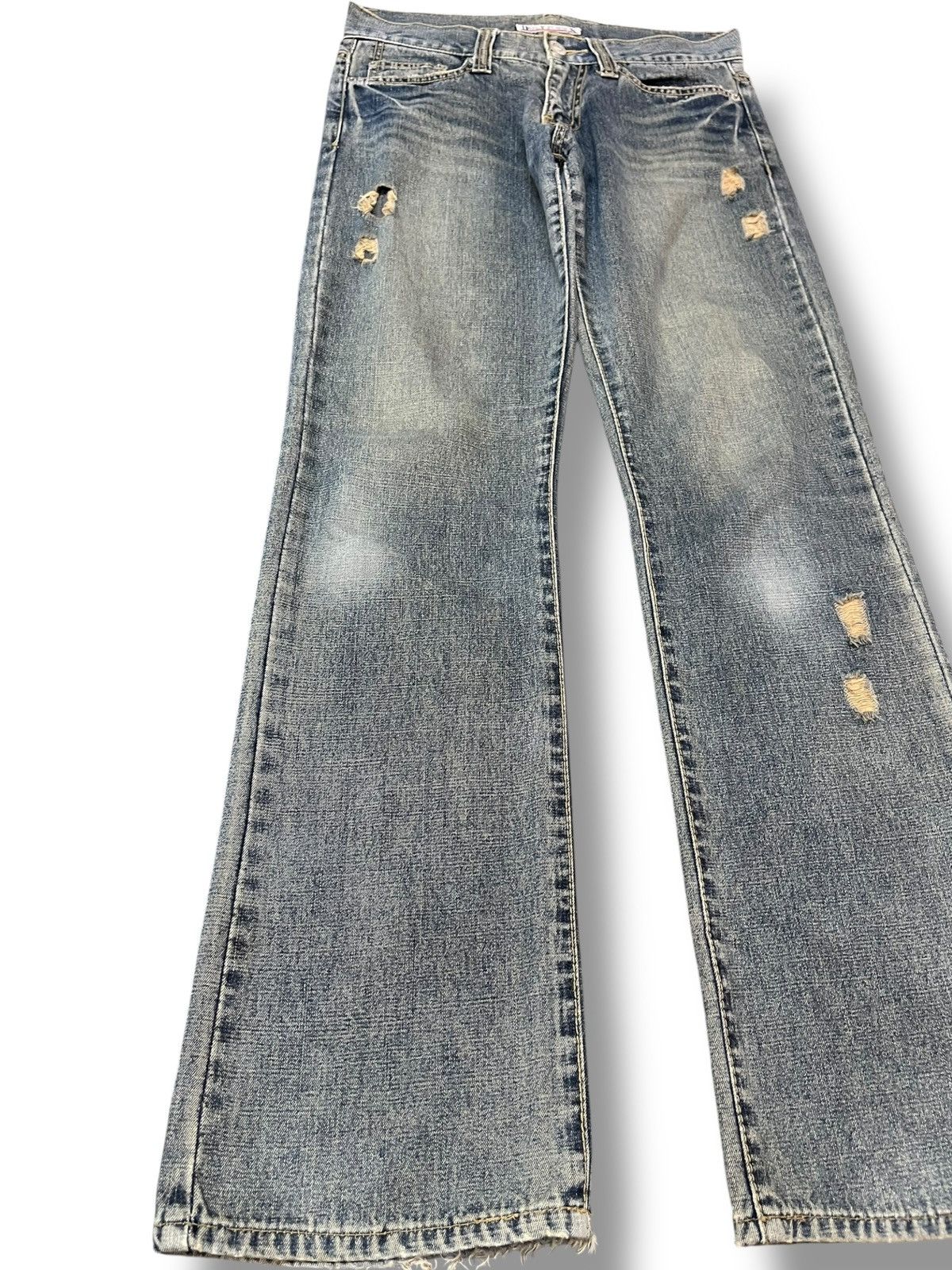 Japanese Brand Vintage Daily Topics Grunge Distressed Denim Size US 30 / EU 46 - 3 Thumbnail